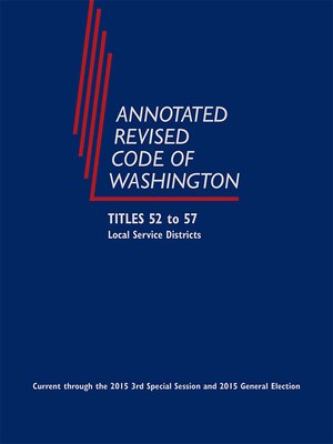 cover image of Annotated Revised Code of Washington
